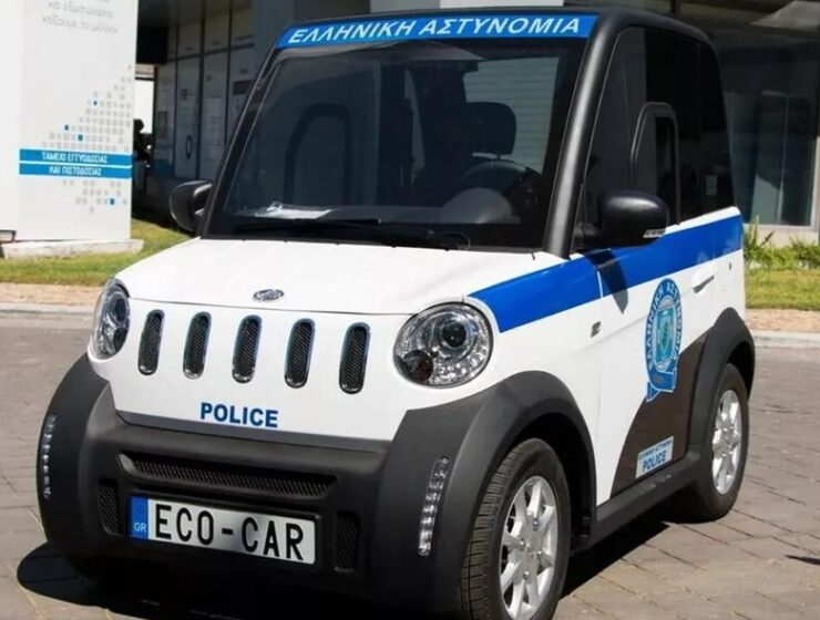 smallest greek police patrol car
