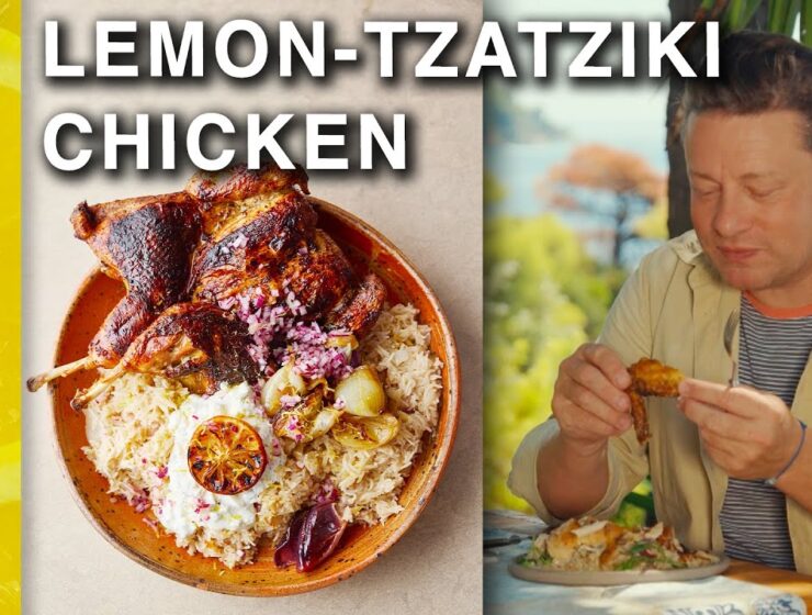 lemon-tzatziki chicken Jamie Oliver