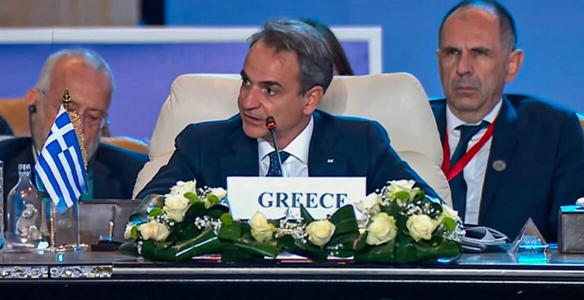 cairo Greek Prime Minister Kyriakos Mitsotakis