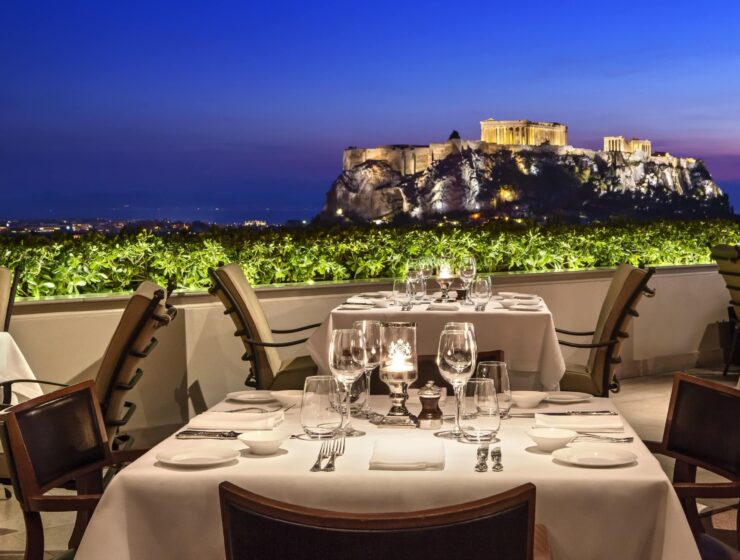Tudor Hall Athens Hotel Acropolis view Michelin Guide