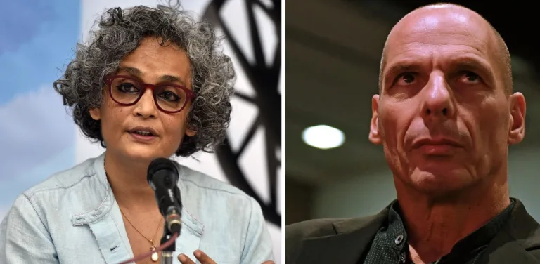 yanis varoufakis, Arundhati Roy