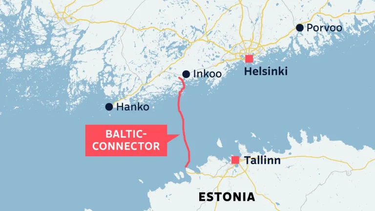 Finland Investigates Suspected Sabotage on Baltic Connector Gas Pipeline; Potential Russian Involvement Suggested