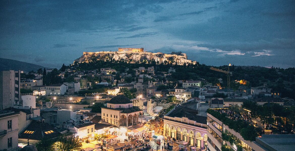 Athens Acropolis Monastiraki Square holidays