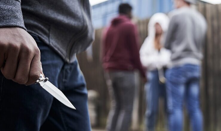 youth crime, juvenile crime knife
