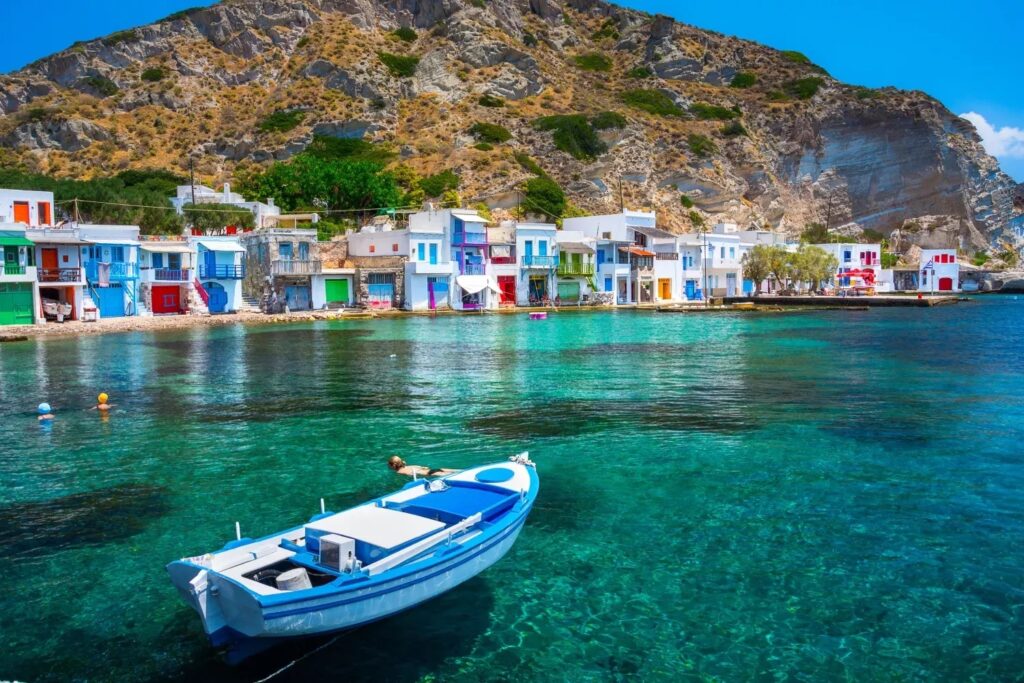 Milos greek islands