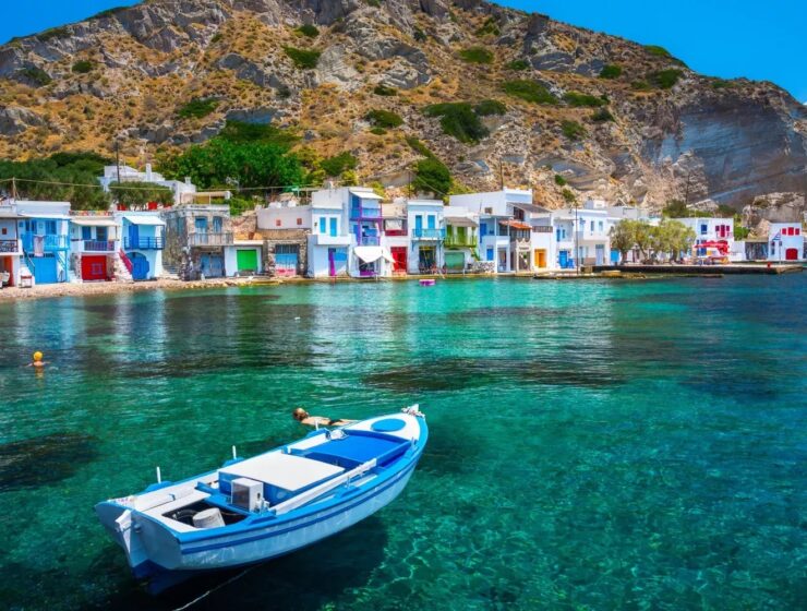 Milos greek islands