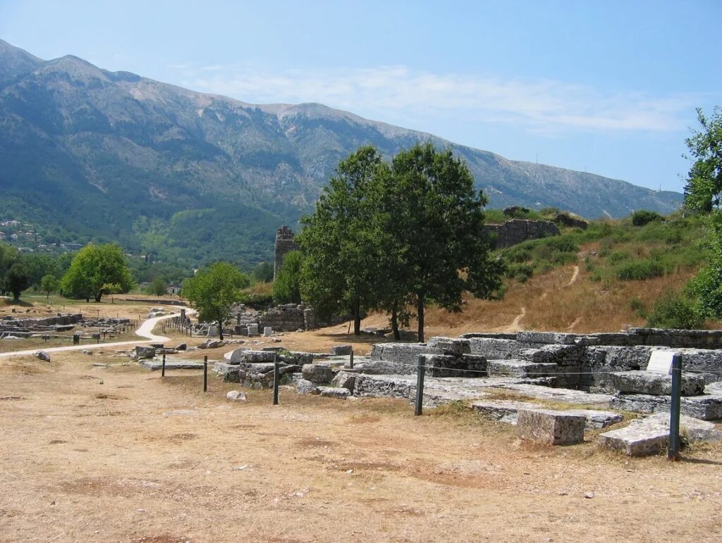 The ruins of the ancient sanctuary of Zeus, Ancient Dodoni