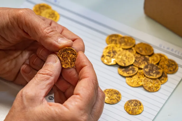 Archaeologists Uncover Hidden Stash of Byzantine Gold Coins in Israel's Golan Heights