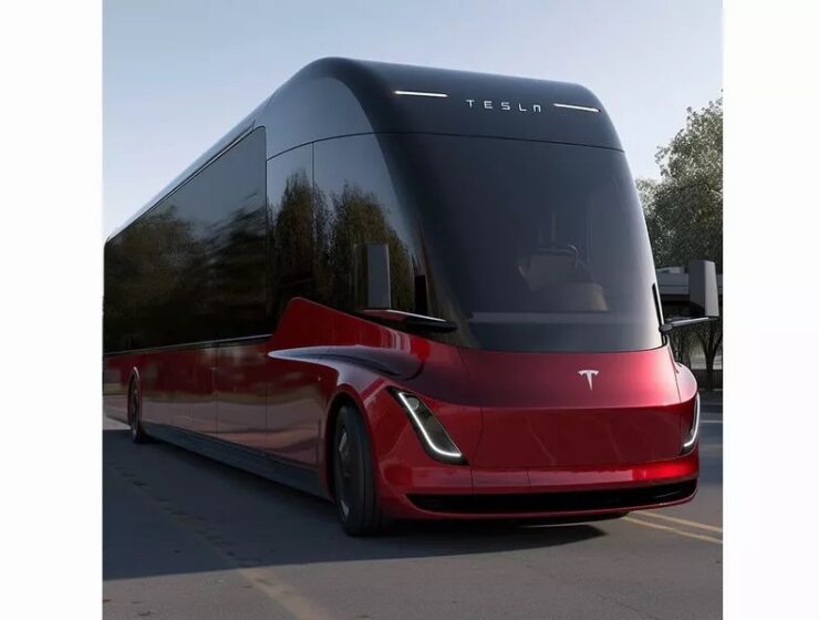 Tesla bus