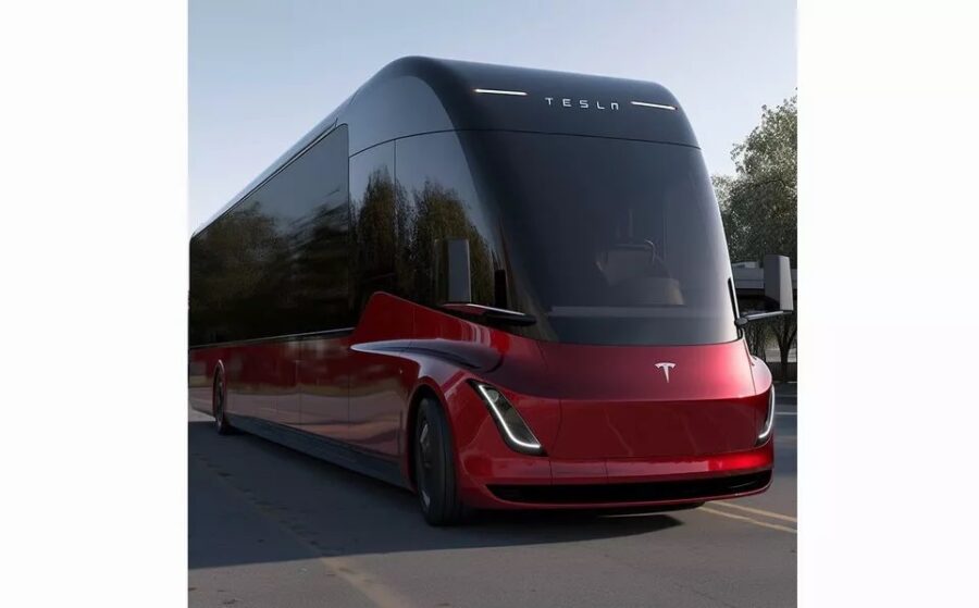 Tesla bus