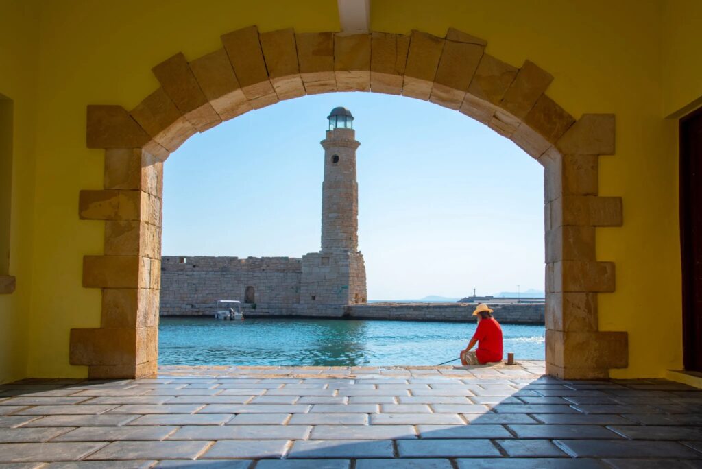 Rethymno Old Harbour and Lighthouse/Photo: Shutterstock