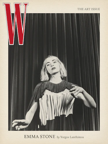 Emma Stone Front Cover Of W magazine