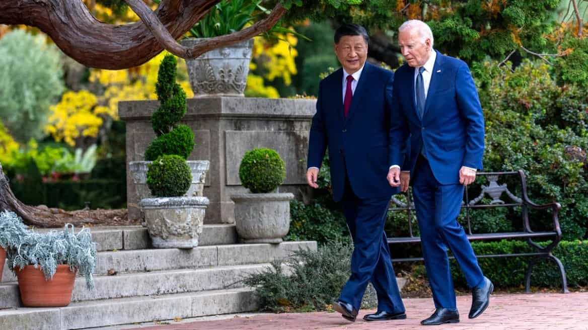 dictator Chinese President Xi Jinping and USA President Joe Biden China