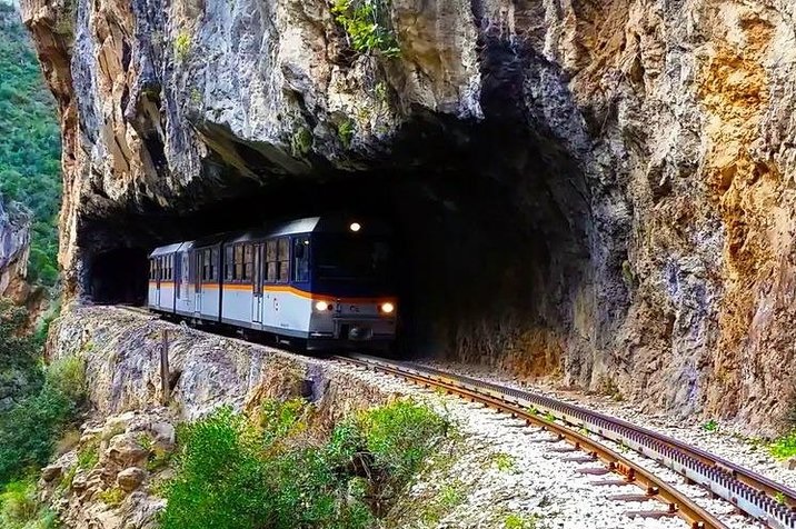 Kalavryta Greece train railway