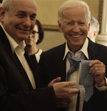 American President Joe Biden Greek Flag tie By Pagoni