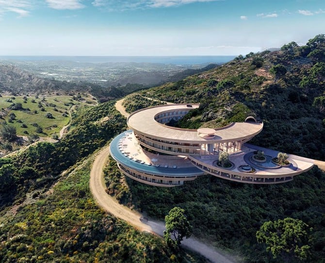 Room with a View: Cyprus Resort's Circular Design Offers Panoramic Perfection