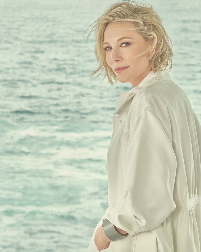 Cate Blanchett Speaks to Harper’s Bazaar Greece Si Georgio Armani
