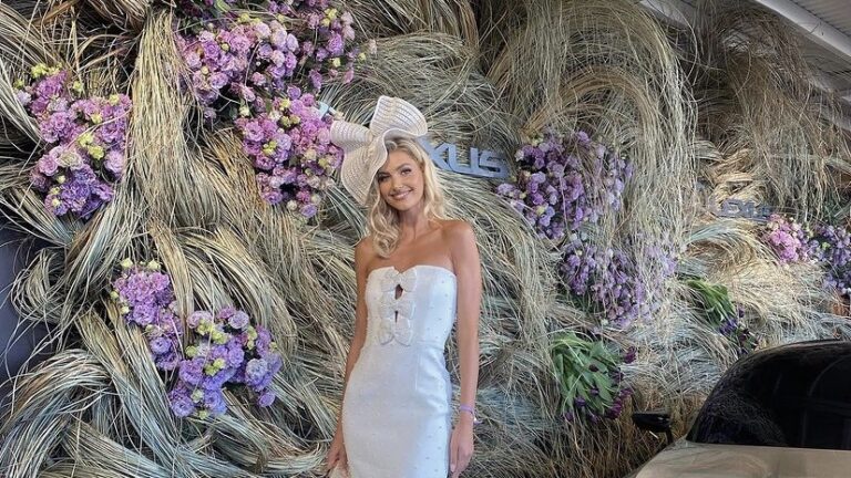 Mary Vitinaros Wows at Melbourne Cup Carnival's Derby Day