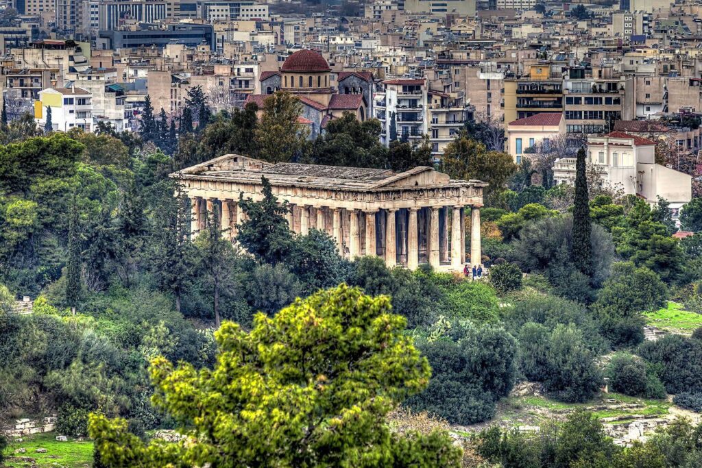 temple of hephaestus in athens