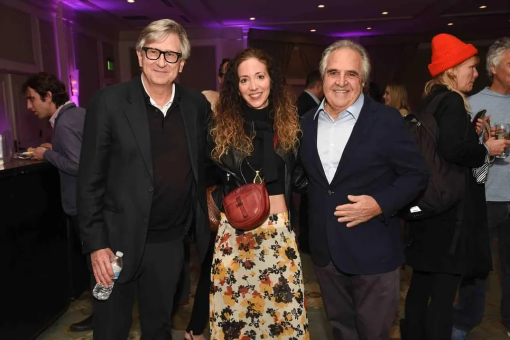 Asimina Proedrou flanked by Oscar-winning production designer Rick Carter (left) and former head of Fox Filmed Entertainment and Paramount Pictures Jim Gianopulos.