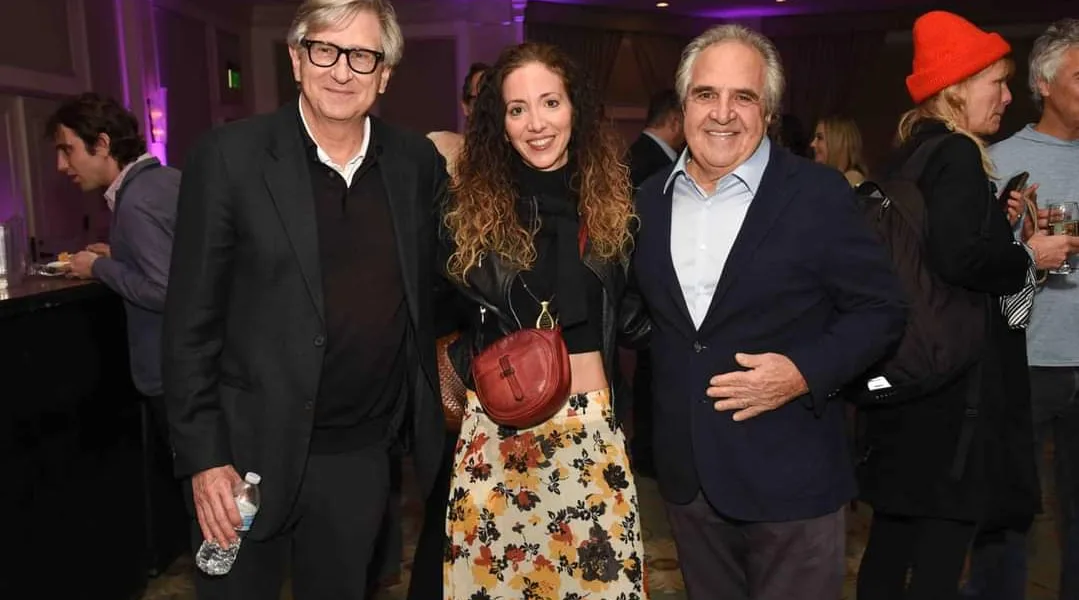 Asimina Proedrou flanked by Oscar-winning production designer Rick Carter (left) and former head of Fox Filmed Entertainment and Paramount Pictures Jim Gianopulos.
