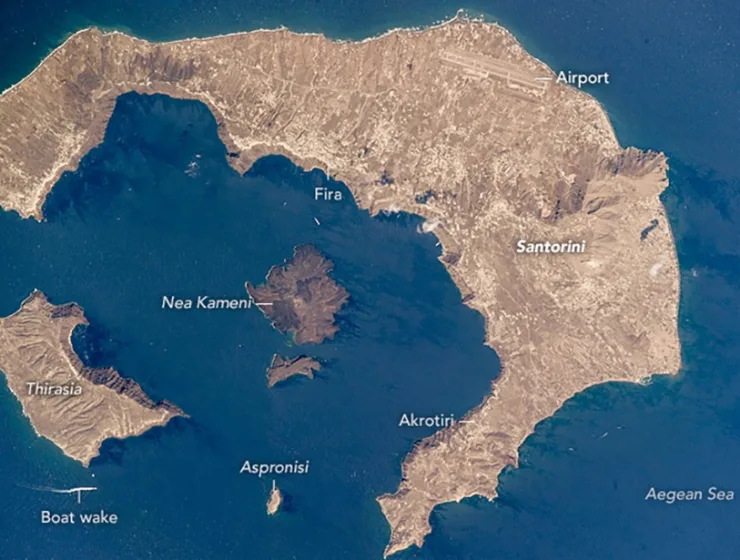 Santorin Map