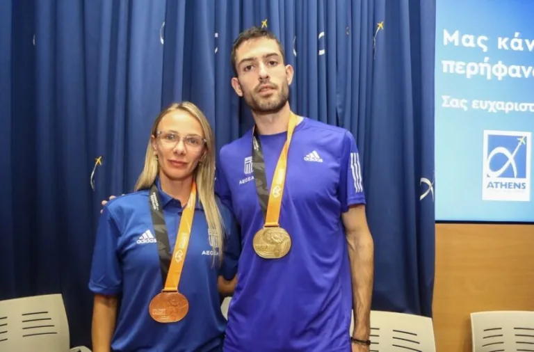 Miltos Tedoglou and Antigoni Drisbioti Named Top Athletes of the Year in Greece