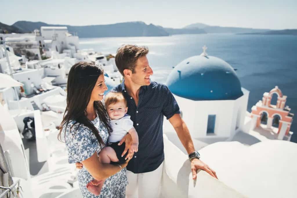 Santorini Greece family travel