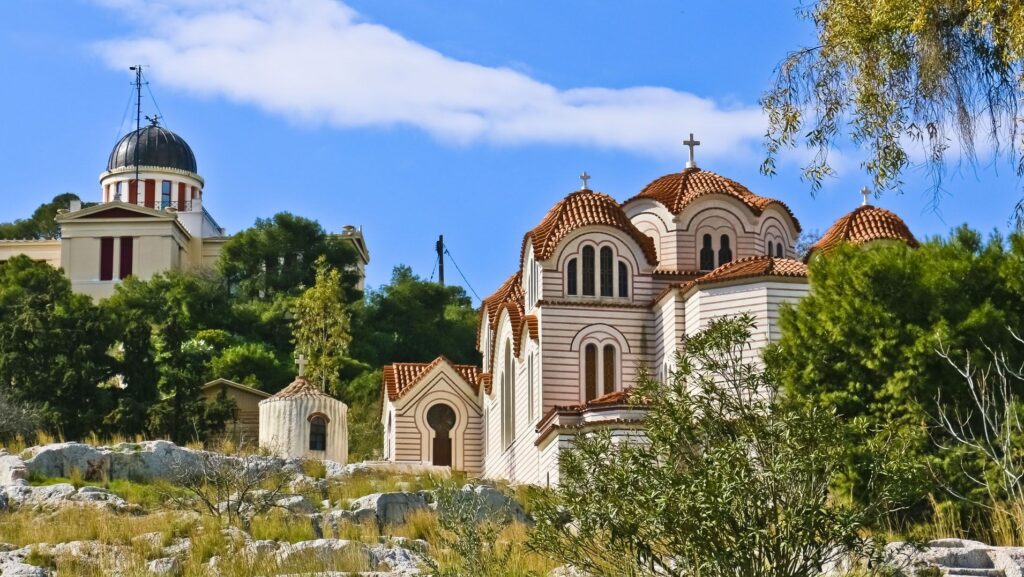 Agia Marina Church in Thissio Athens
