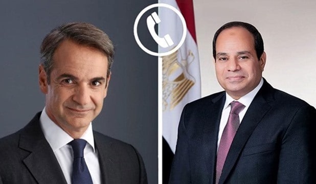 President El-Sisi Speaks with the Prime Minister of Greece