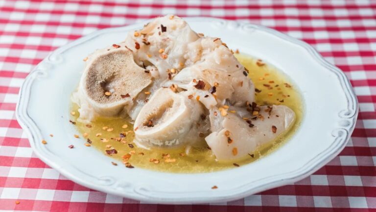 The tripe of the night greek soups