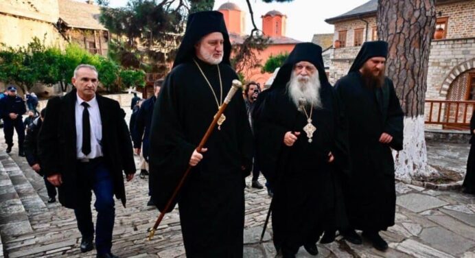 Archbishop Elpidophoros Mount Athos Visit