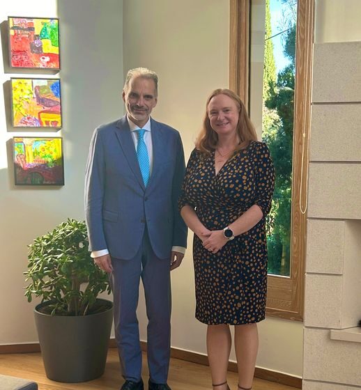 eece’s new Ambassador-designate to Australia, HE Stavros Venizelos, on his appointment! Ambassador Duncan received Ambassador