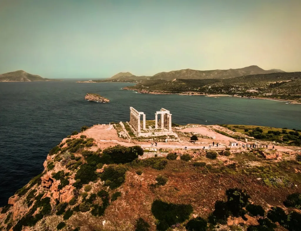 The temple of Poseidon, Sounio