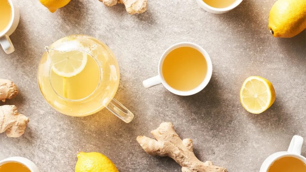 ginger and lemon drink