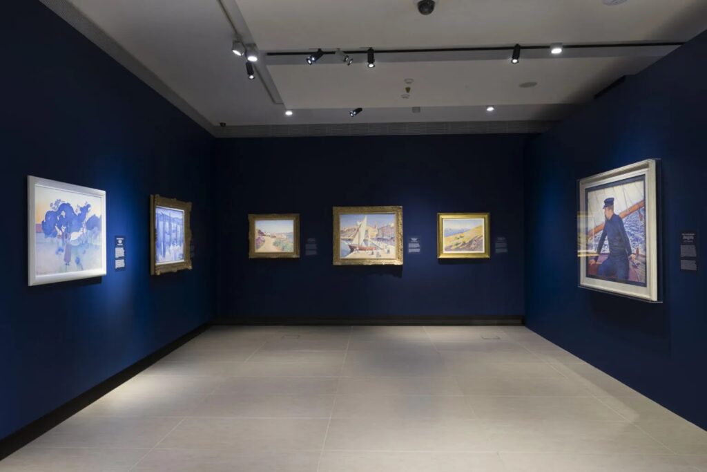  View of the exhibition "Neo-impressionism in the colors of the Mediterranean"/Photo: Christoforos Doulgeris