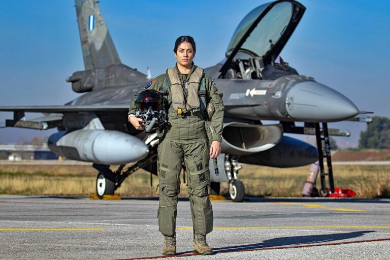 Breaking Barriers: The Journey of Chrisanthi Nikolopoulou, the First Greek Female F-16 Pilot
