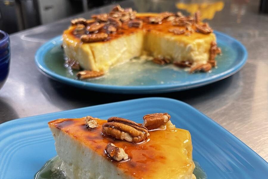 Greek Honey Cheesecake (Melopita) - from The Greek Diet Cookbook