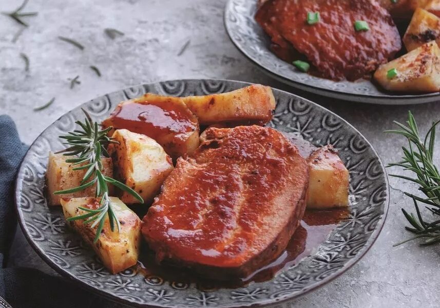 Cycladic pork roast