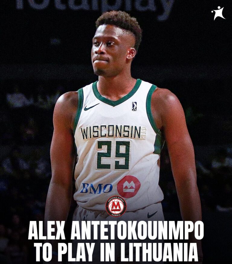 After a three-year stint in the G League, Alex Antetokounmpo is moving to play in Lithuania