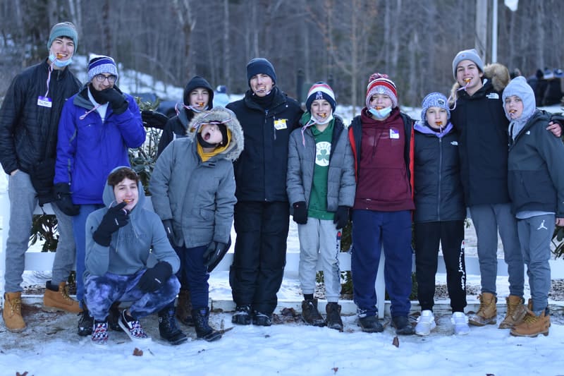 Campers participated in gatherings focusing on Orthodox Faith and Greek Heritage and also engaged in outings and excursions to the Pats Peak ski resort for skiing
