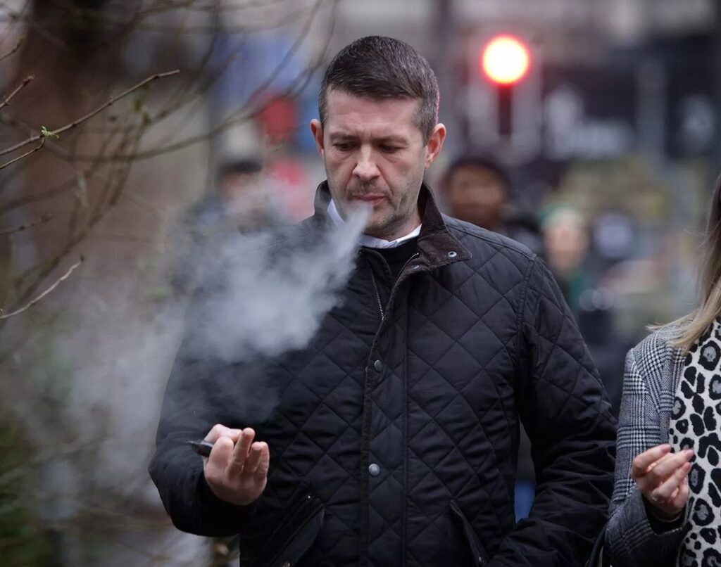 Christopher Thomson leaving Manchester Crown Court (Image: Manchester Evening News)