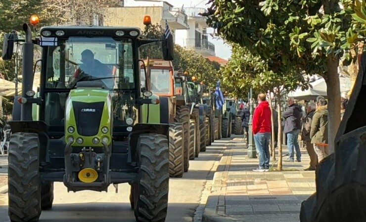 Tractors Gather for Pan-Hellenic Rally in Athens