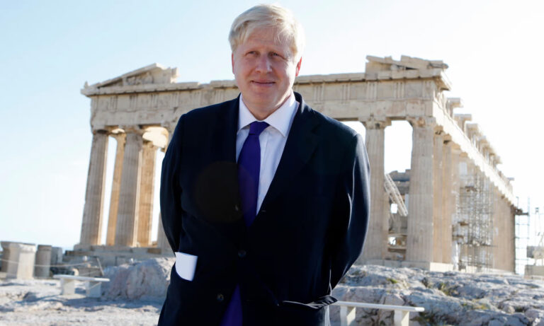 ' Greece Made Us ' enthuses former British Prime Minister Boris Johnson after AI discovery