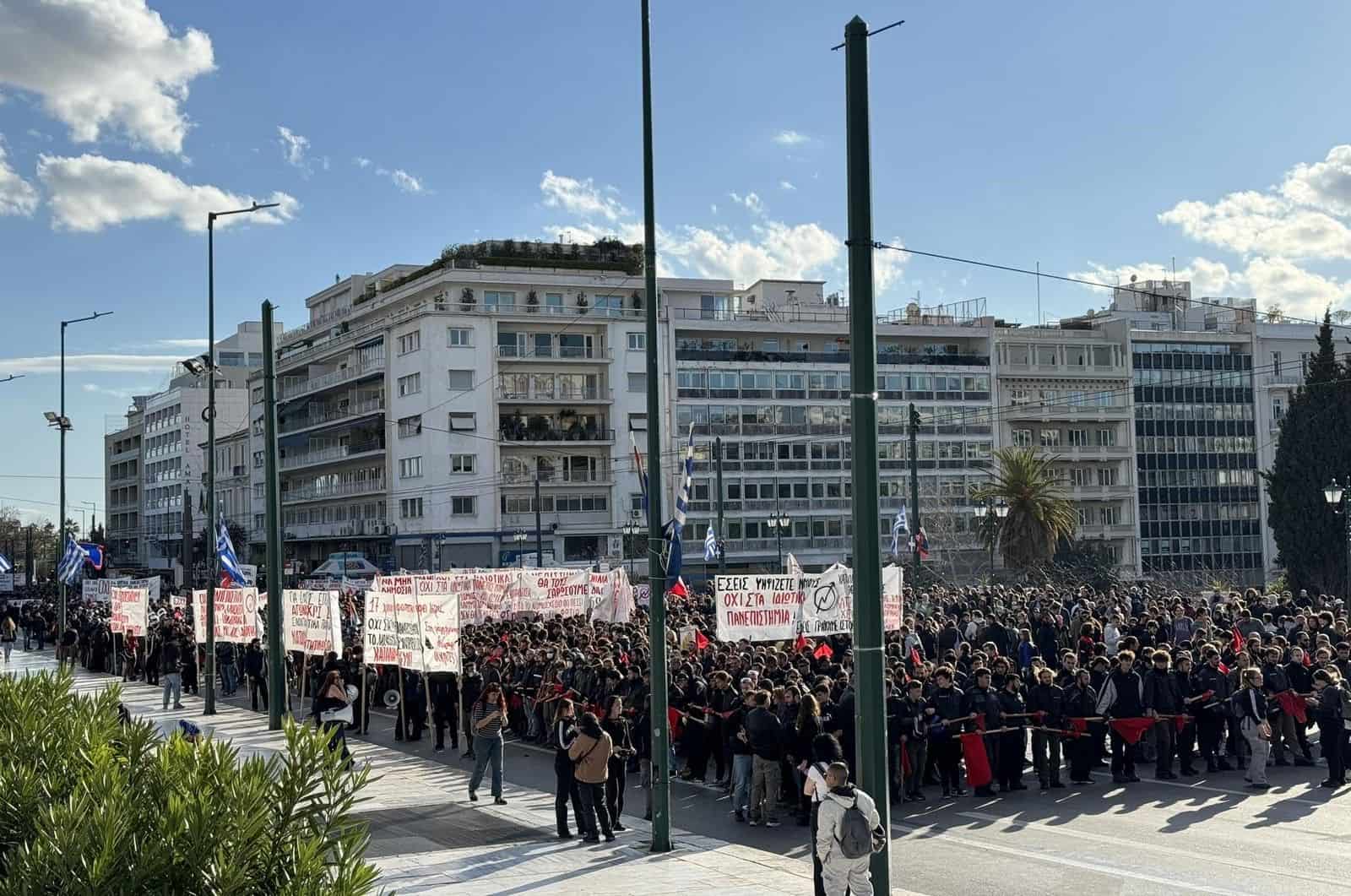 16 Injured In Athens Protests As Clashes Erupt Between Police And ...