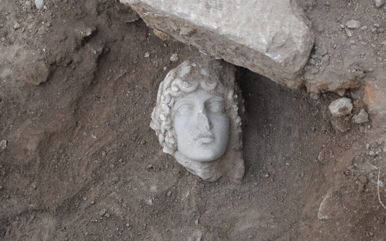Archaeologists Unearth Statue Head of Apollo in Philippi