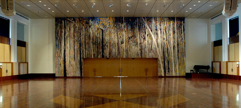 Arthur Boyd Great Hall Tapestry installation