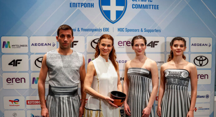 Greek High Priestess Gets New design for Olympic Games Flame Ceremony