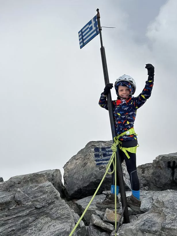 After Climbing Mount Olympus, Eight-Year-Old Boy Prepares for Mount Everest