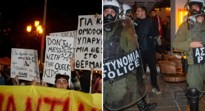 Thessaloniki erupts in protest after brutal attack on transgender couple